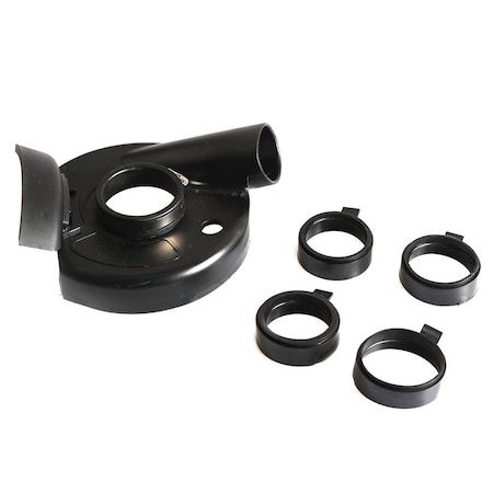 Hardin 7 Inch Vacuum Dust Shroud Cover (Plastic) with 3 Inch ID for Dustless Grinder DS7P